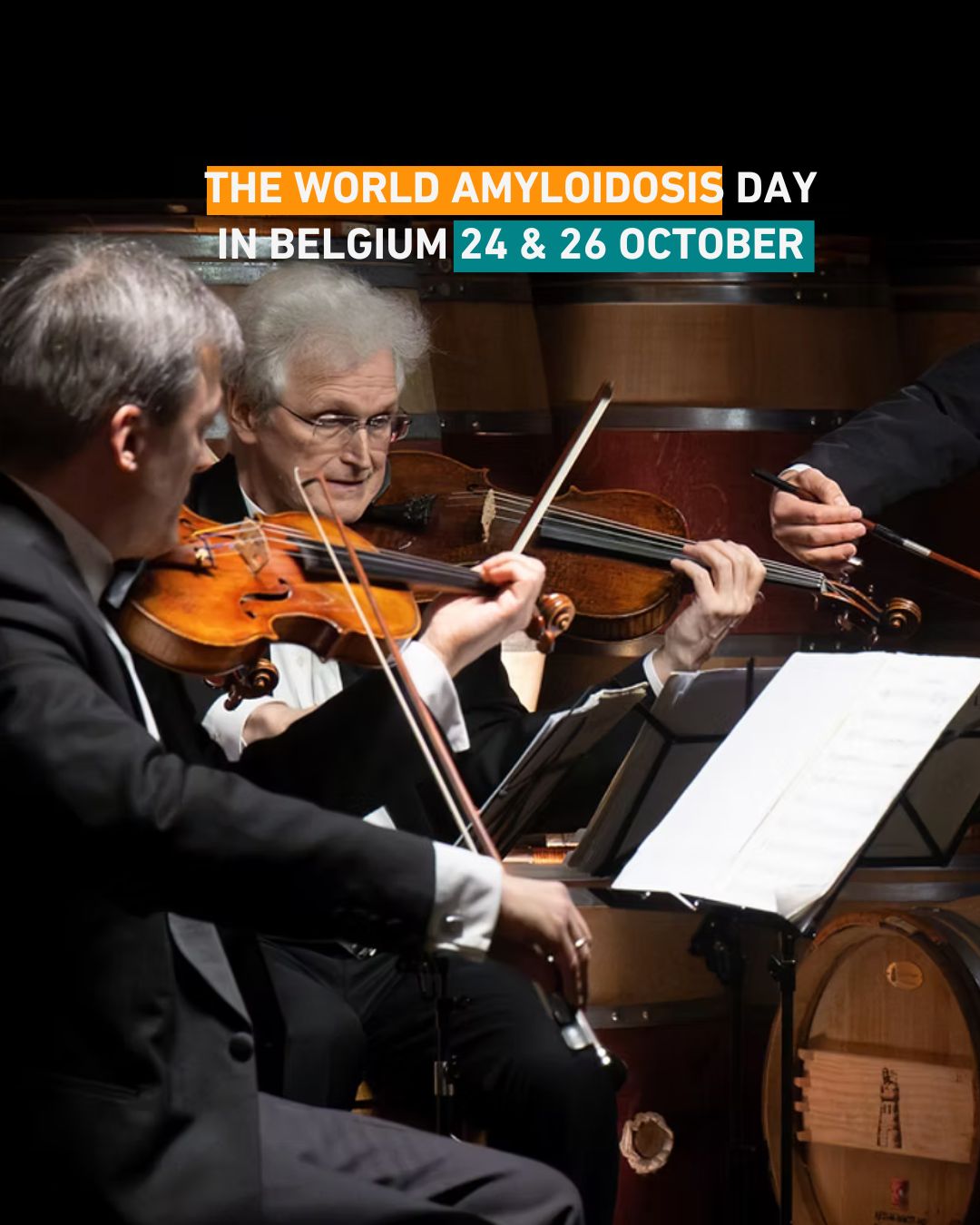 World Amyloidosis Day concert poster, Belgium
