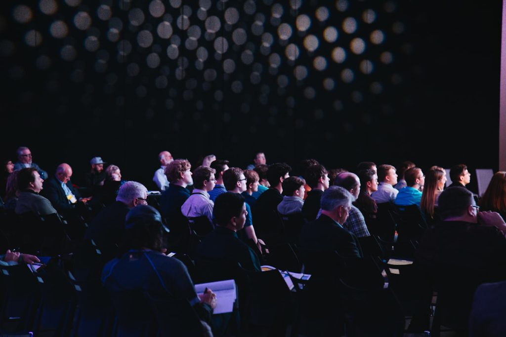 Audience at an international amyloidosis meeting