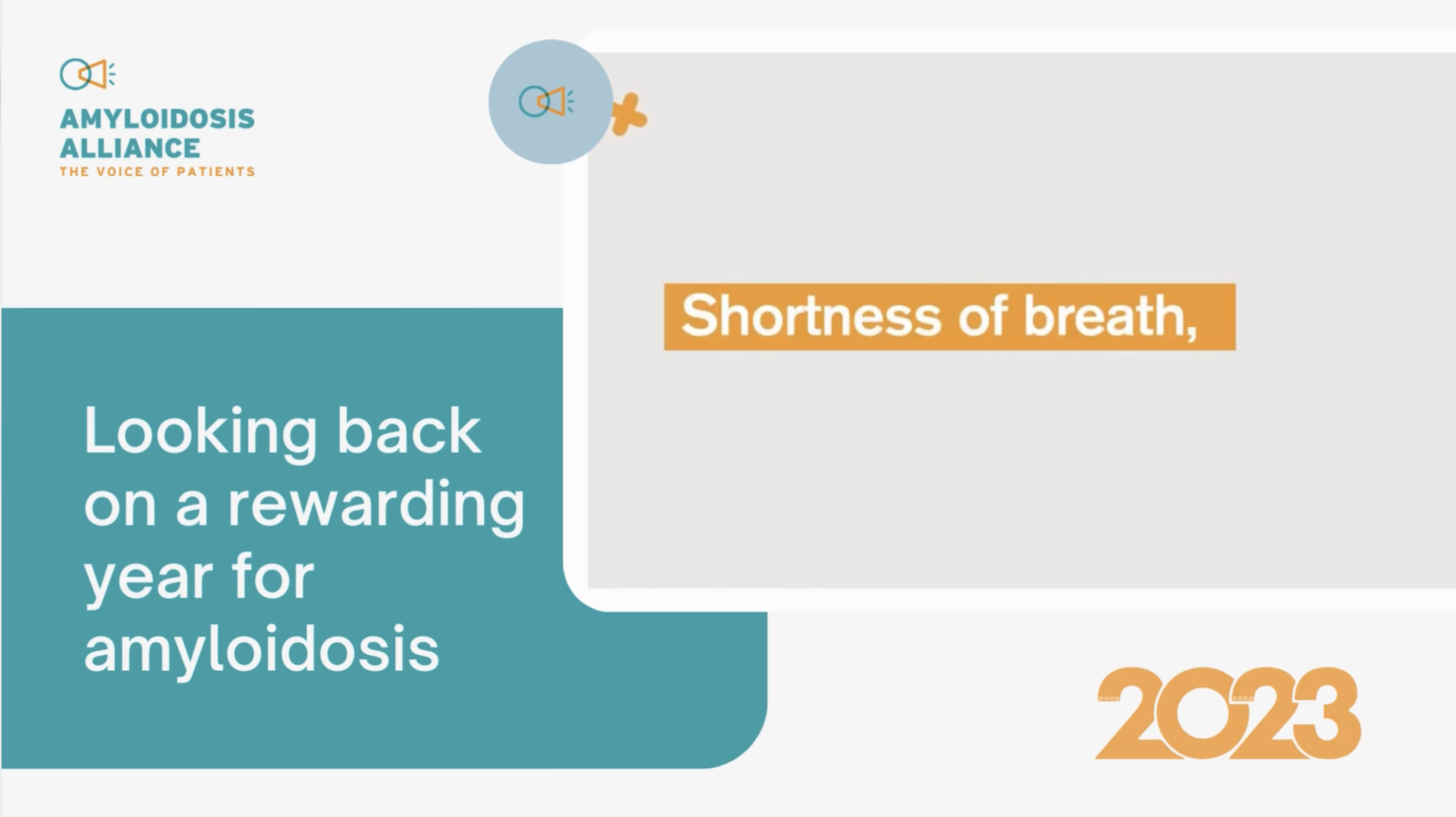 Looking back on a rewarding year for amyloidosis — 2023
